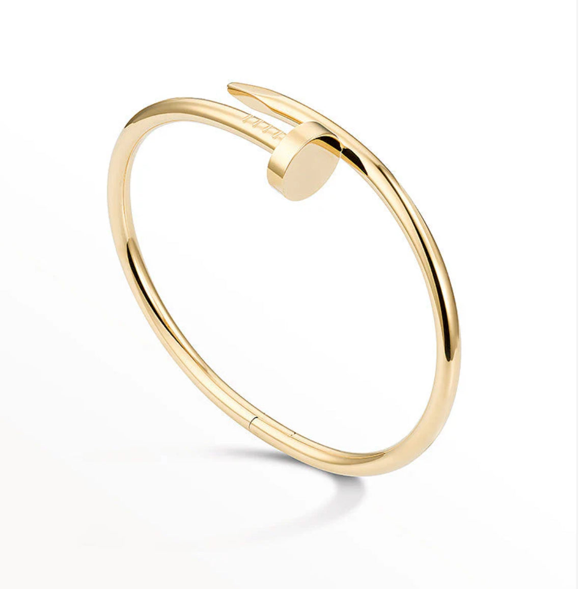 Nail Couture 3.5MM Bracelet, 18k Gold Plated, 925 Sterling Silver