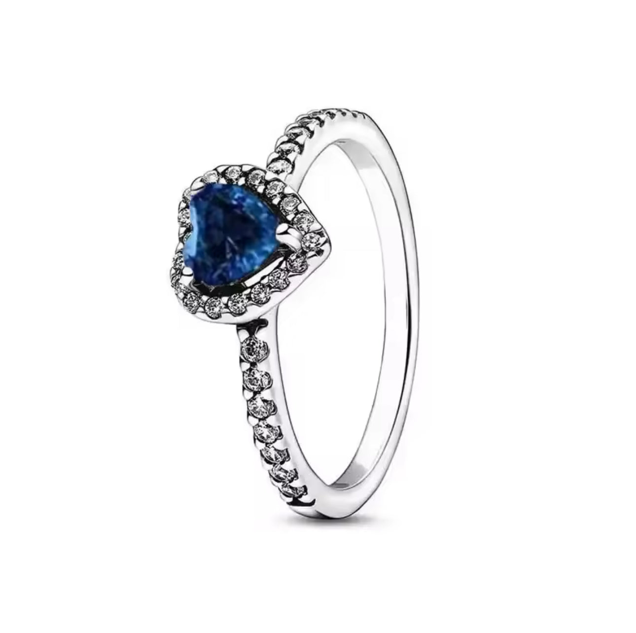 Eternal Elevated Coloured Heart Ring